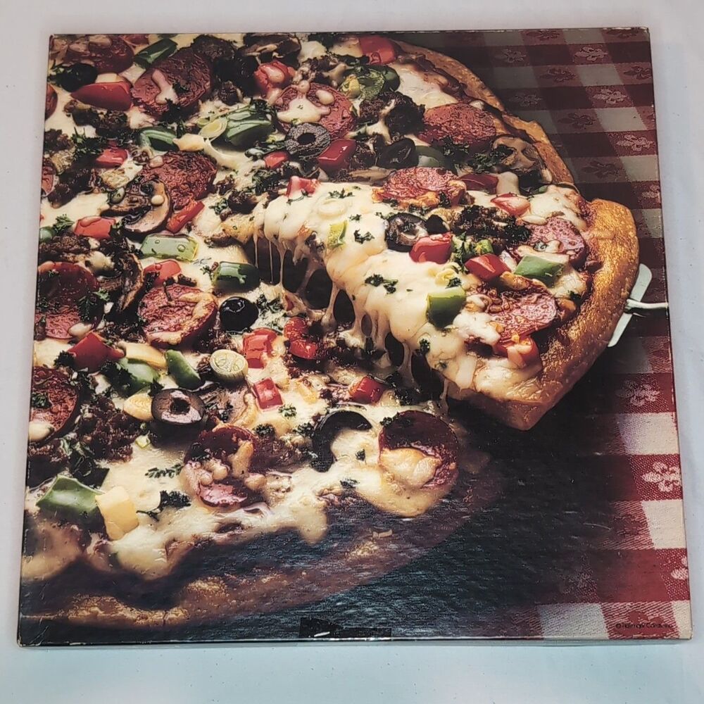 Springbok Mmmmm! Pizza Square Jigsaw Puzzle 500pc 20 1/4" Supreme Foodie Slice